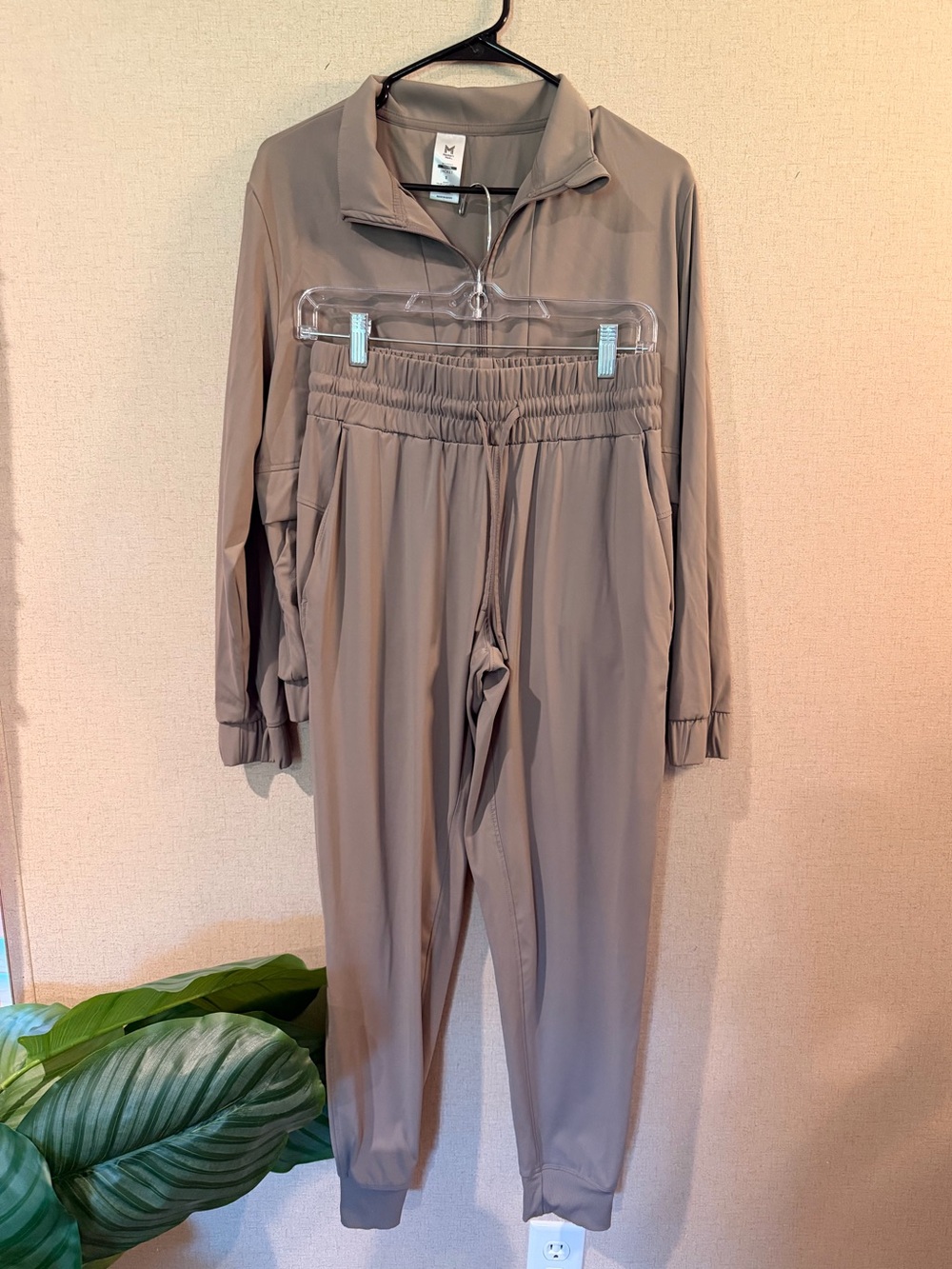 Light Taupe Women's Jogger Pants - Casual Comfort